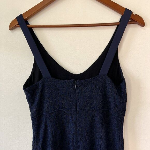 Aritzia Babaton Marsden Blue Lace Sleeveless Dress - Picture 7 of 11